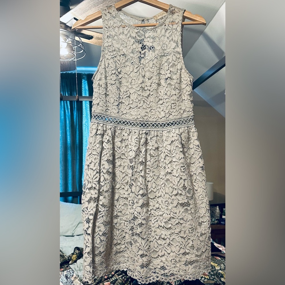 Mint green Altard State lace dress